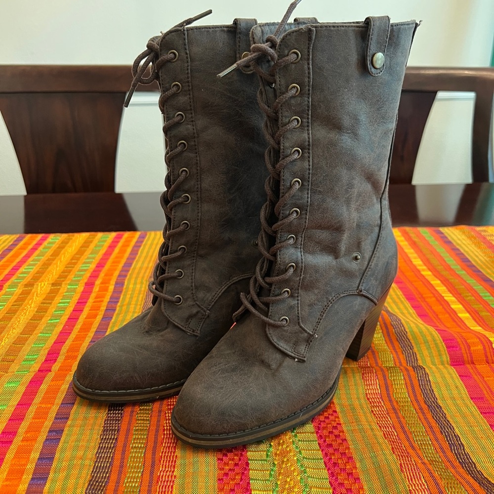 Military style boots